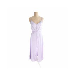 Women's Lavender Sleeveless V-Neck Pullover Midi Dress Size M/6